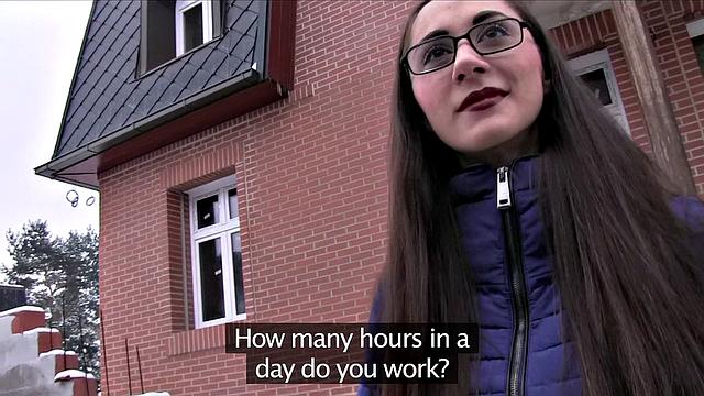 Cum Dribble for Russian Journalist