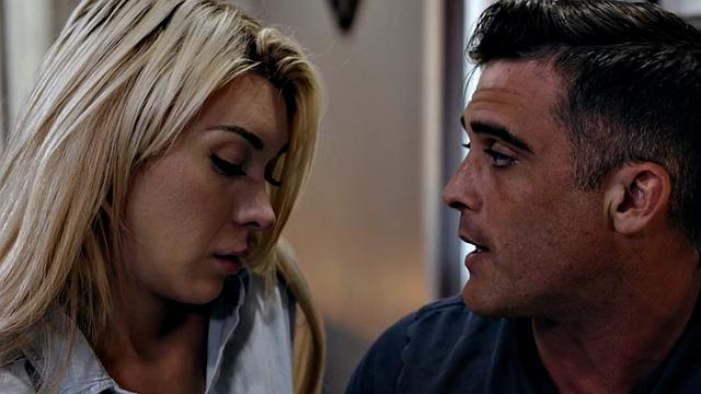 Busty trans goddess jerking off while barebacked