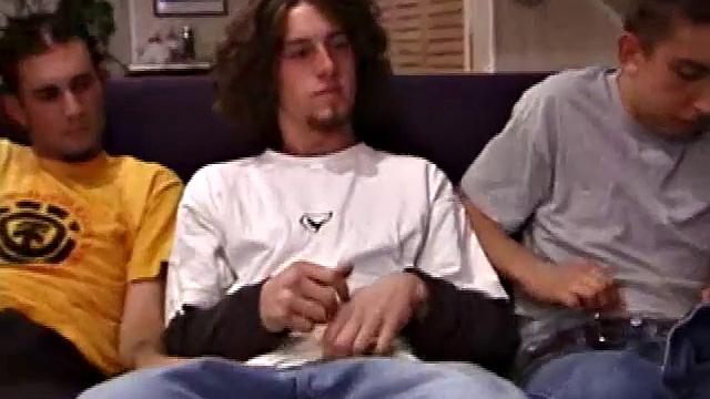 Three Guys Have A Hot Sex Orgy