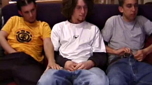 Three Guys Have A Hot Sex Orgy