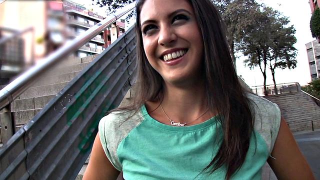 Spanish Waitress Fucks Cash