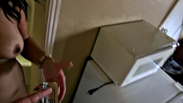 Gabby's big ass gets pounded hard and takes a hot load in POV