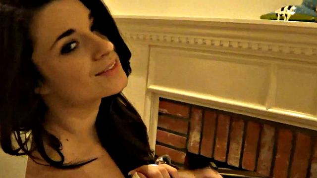 Watch Britney Masturbate hard with a huge dildo in her sofa while showing off her tattooed smile