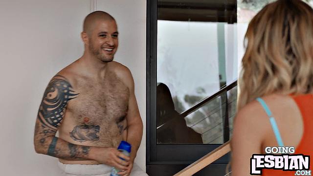 21yo petite lesbians kissing passion