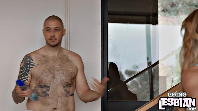 21yo petite lesbians kissing passion