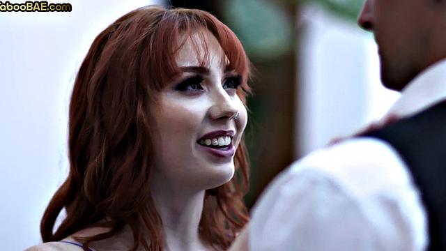 Big booty redhead pounded in doggy style by ger BF