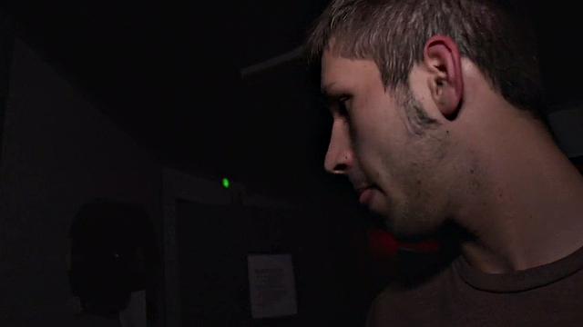 Tricking straight at the gloryhole