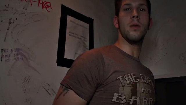 Tricking straight at the gloryhole