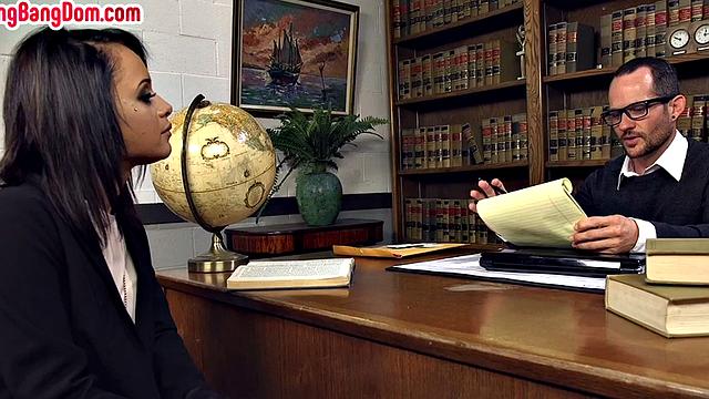 Cute babe smashed in gangbang