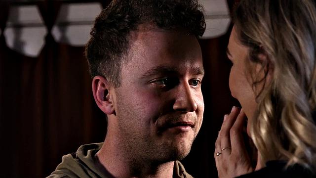 Hairypussy MILF with medium tits sucks and rides BF's big cock