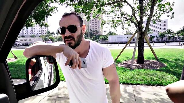 Fooled DILF Fucks Skinny Facial-loving Twink in Bus