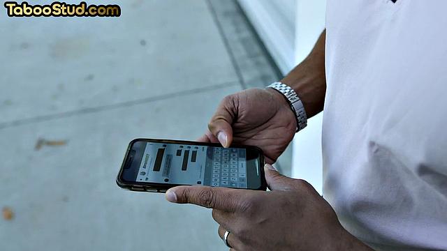 Muscled ebony jock doggystyled by lover