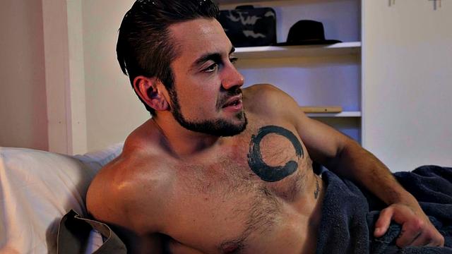 Handsome stud fucks 21yo gay roommate in tight asshole