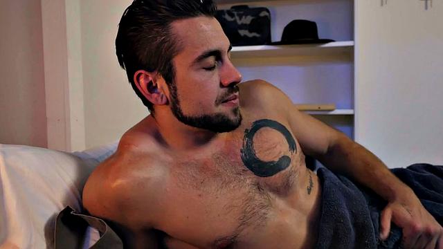 Handsome stud fucks 21yo gay roommate in tight asshole