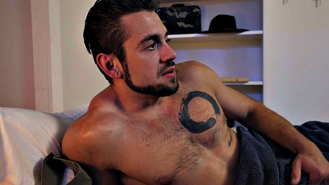 Handsome stud fucks 21yo gay roommate in tight asshole