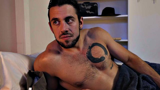 Handsome stud fucks 21yo gay roommate in tight asshole