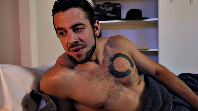 Handsome stud fucks 21yo gay roommate in tight asshole