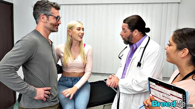 Her Husband Cuckolded with Creampie