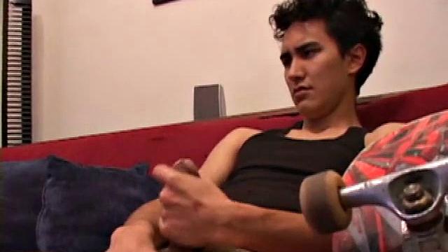 Emilio Strokes His Cock