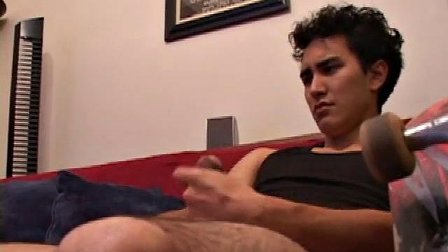 Emilio Strokes His Cock