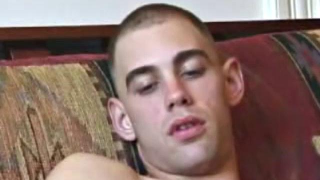 In this solo jerk scene, young Nick Needs starts stroking his big dick. Soon he's stuffing various sex toys up his ass, for added stimulation. After a nice long stroke show, Nick pumps out a warm cum load onto his face.