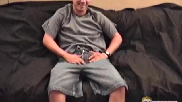 This solo jerk off scene features frat boy Kevin attending a university in Northern California. He has a smile that is nothing short of captivating and a hot cut cock to match.