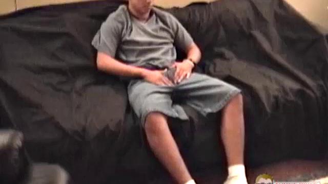 This solo jerk off scene features frat boy Kevin attending a university in Northern California. He has a smile that is nothing short of captivating and a hot cut cock to match.