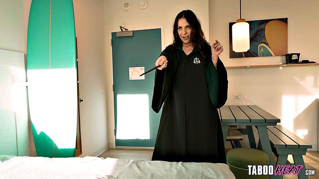 Wizard MILF Sluts Eat Pussy, Share Dick & Scissor - TabooHeat