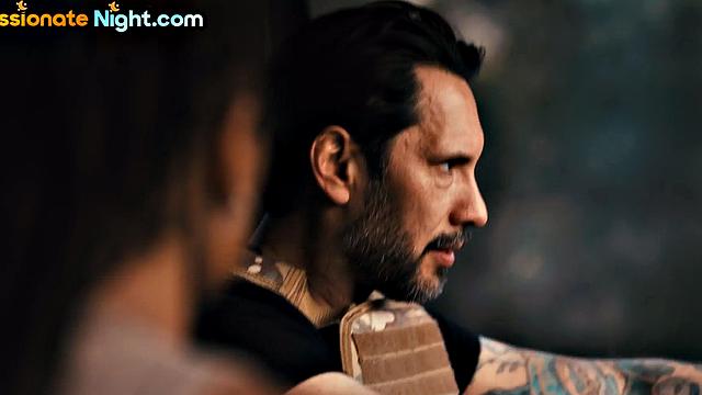 Cockhungry babes deepthroated in soldier