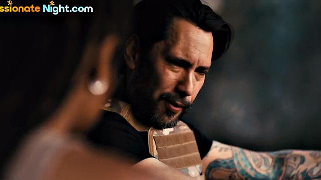 Cockhungry babes deepthroated in soldier