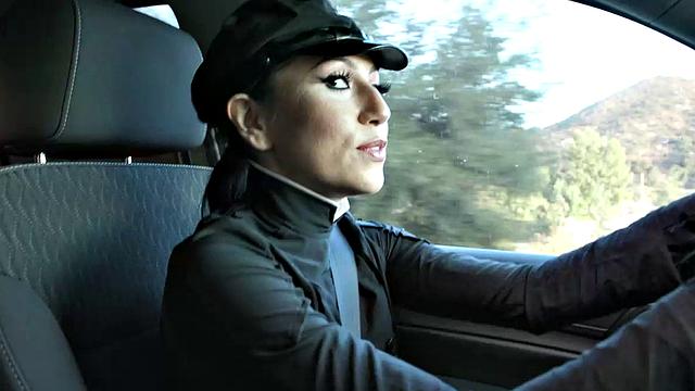 Horny Chauffeur Judy Jolie Wants Big Black Cock After Driving Him Home