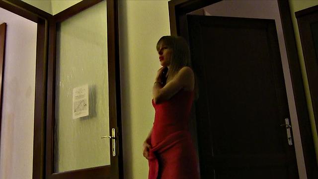 Sexy Brunette Needs a Place to Crash