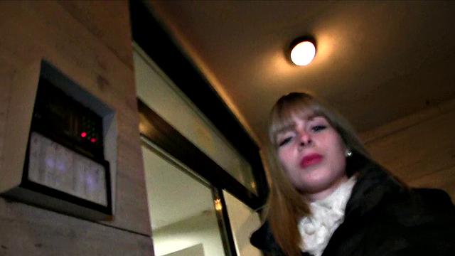 Sexy Brunette Needs a Place to Crash