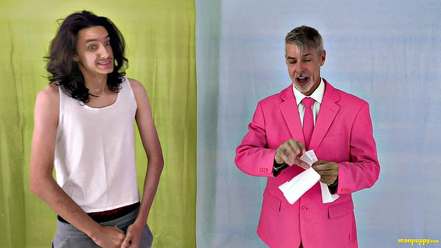 Game Show Loser Gets Naked In Embarrassing Strip - Cade Chalamet, Richard Lennox