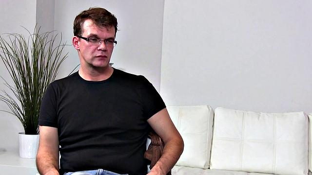 Older Man Gets A Sloppy Footjob From Female Agent