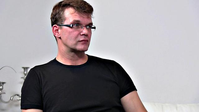 Older Man Gets A Sloppy Footjob From Female Agent