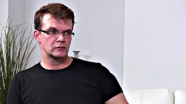 Older Man Gets A Sloppy Footjob From Female Agent