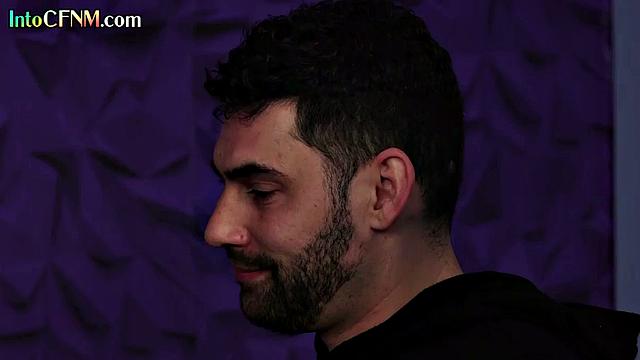 Lingerie CFNM babes wanking men