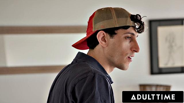 ADULT TIME - PAWG Stepmom Lauren Phillips Catches Stepson Jerking Off And Gets HUGE CREAMPIE