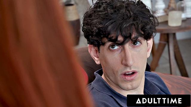 ADULT TIME - PAWG Stepmom Lauren Phillips Catches Stepson Jerking Off And Gets HUGE CREAMPIE