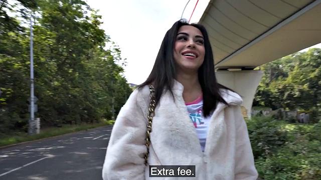 Real outdoor orgy with drivers