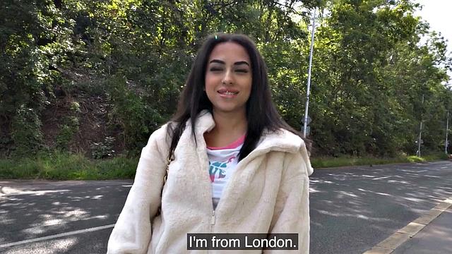 Real outdoor orgy with drivers