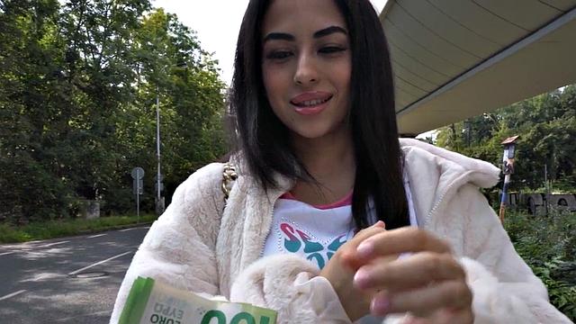 Real outdoor orgy with drivers