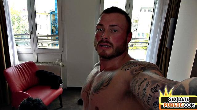 Real skinny German babe POV fucked in hotel by date guy