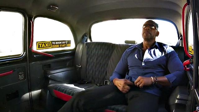 BBC loving busty MILF IR fucked in her cab by the customer