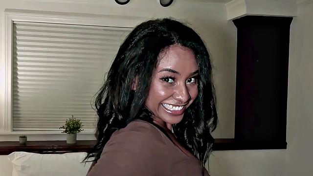 Sexy newbie Melanie Muse taking all that Jovan Jordan BBC