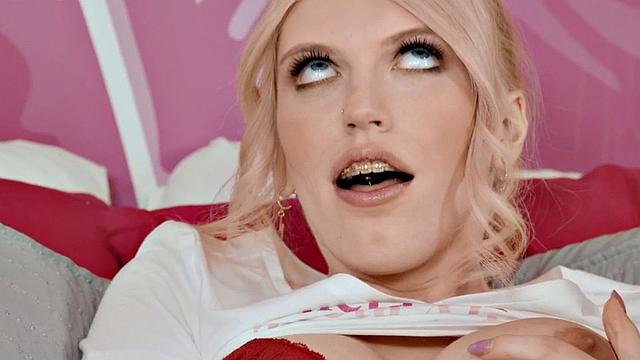 Divine TS enjoys 3some with busty MILF and her BF