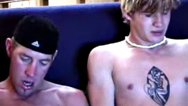 christian and sean team up for a mouth workout-guess who taps out first