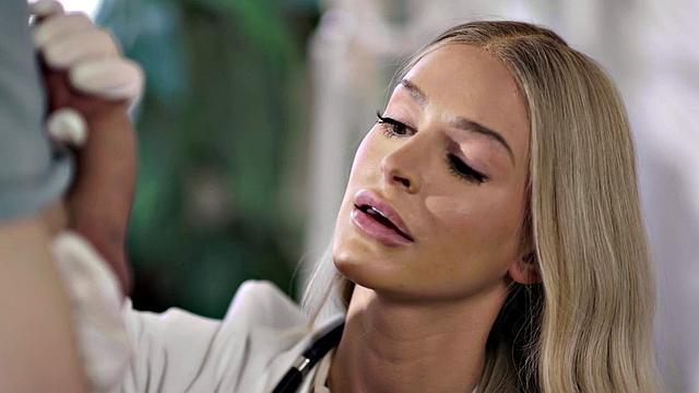 FANTASY MASSAGE - Man Gets Caught While Fapping By His Sexy Doctor And Hot Masseuse PART 1 AND 2