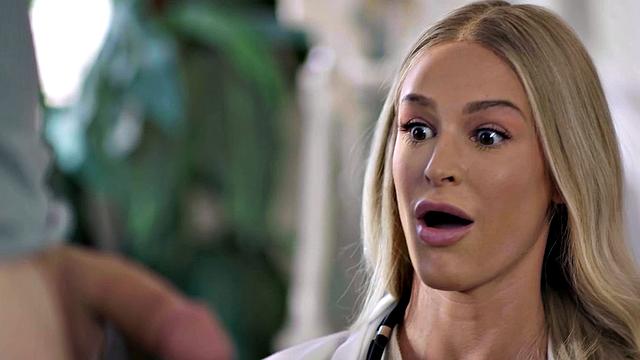 FANTASY MASSAGE - Man Gets Caught While Fapping By His Sexy Doctor And Hot Masseuse PART 1 AND 2